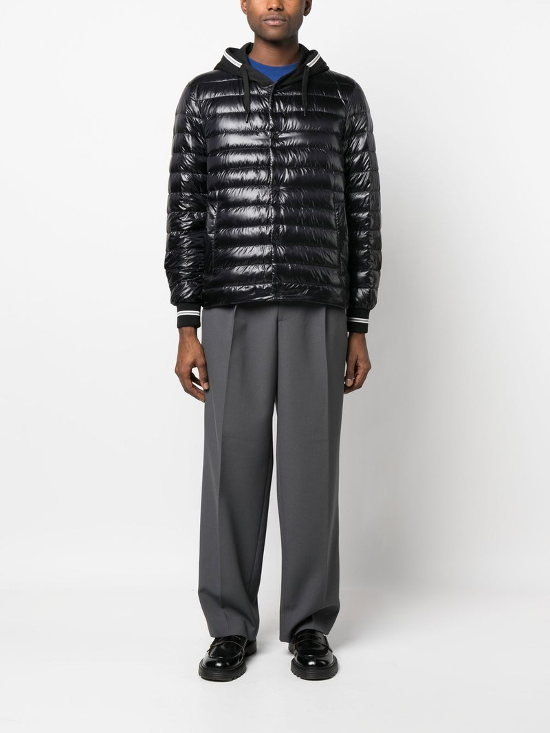 Herno drawstring hooded down jacket outlook