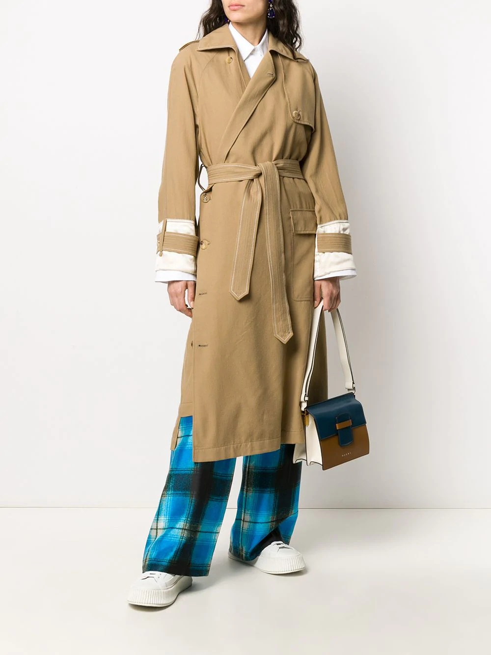 asymmetric trench coat - 2