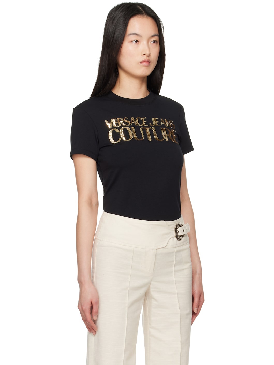 Black Crystal Institutional Logo T-Shirt - 2