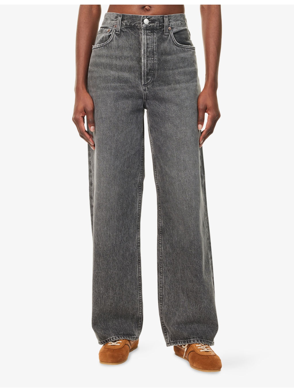 Low Slung Baggy Denim Jeans - 3