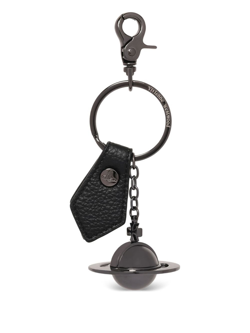 3D Orb leather keyring 1