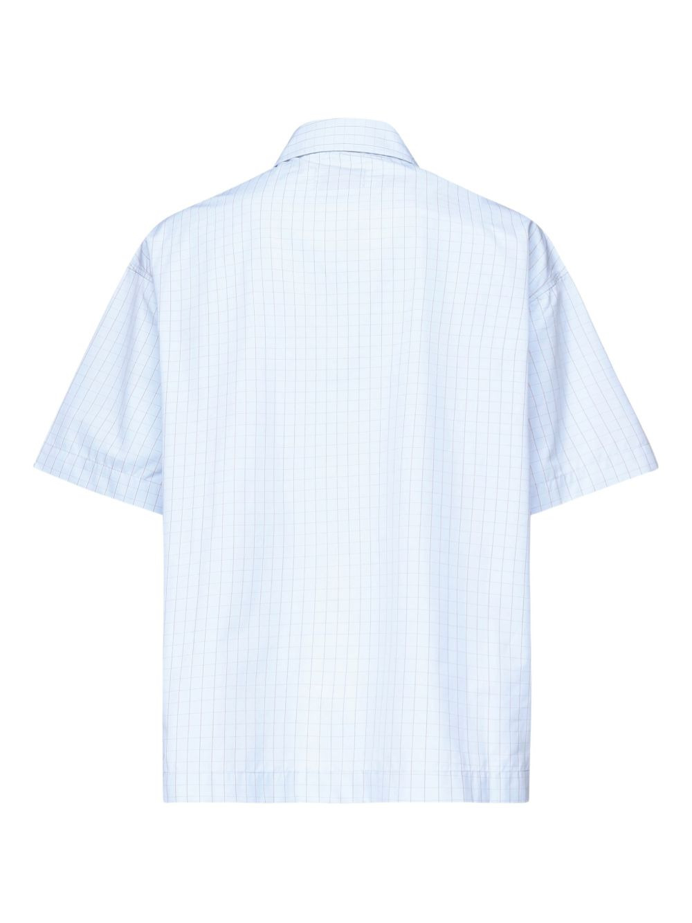 checked short-sleeve shirt - 2