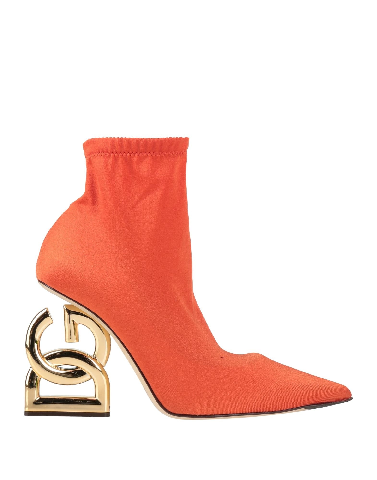 Orange Women's Ankle Boot - 1