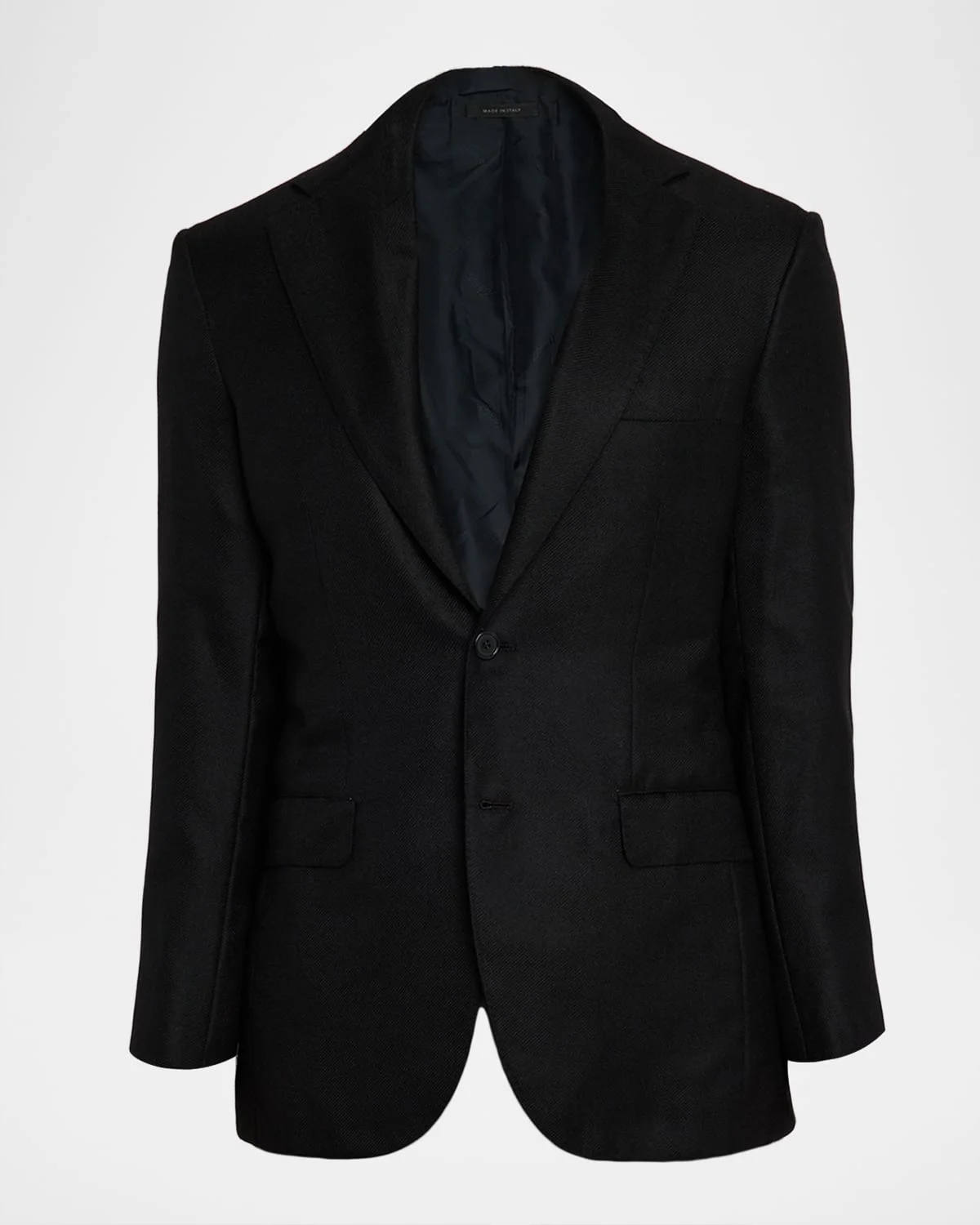 Men's Cashmere and Silk Notch Lapel Sport Coat - 1