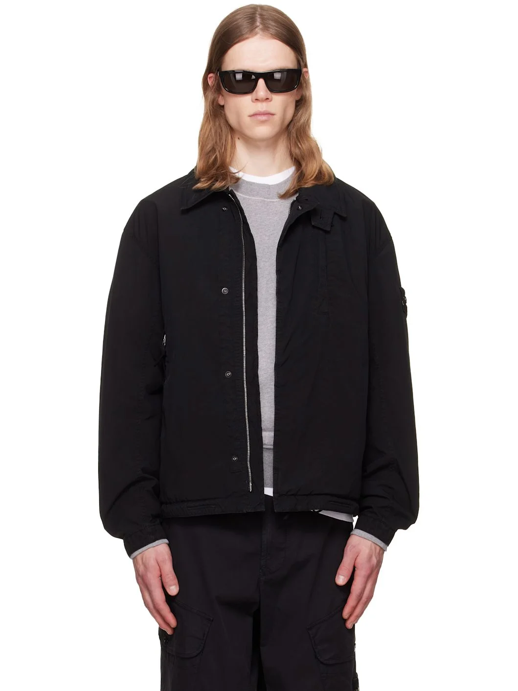 Black Q100011 Light Compact Touch Poly-TC Jacket - 1