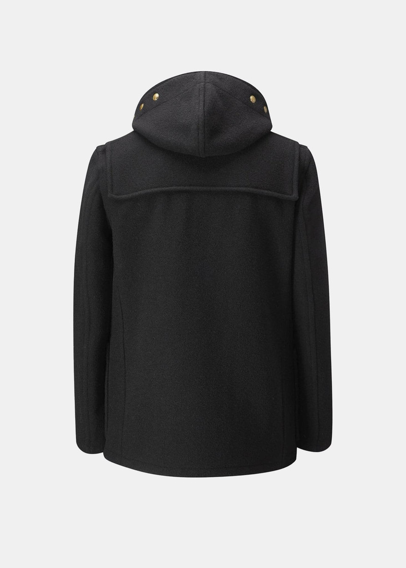 GLOVERALL Men's Mid-Length Monty Duffle Coat Black (Archive) outlook
