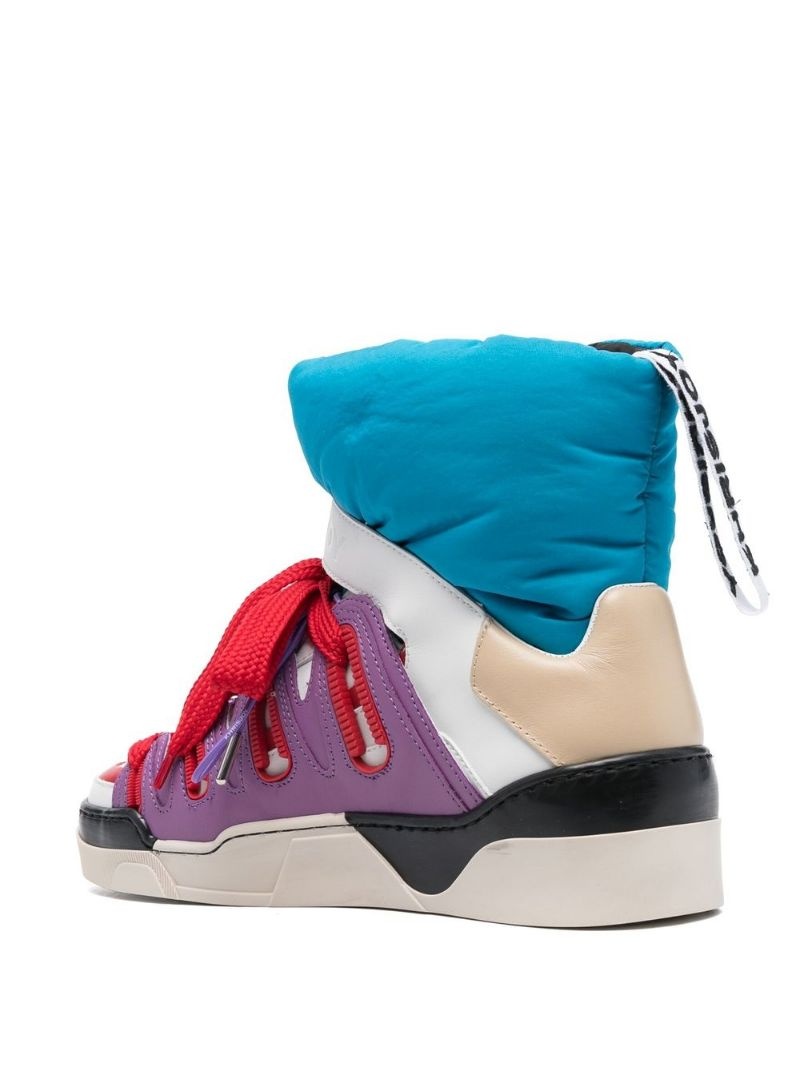 Puff quilted high-top sneakers - 3