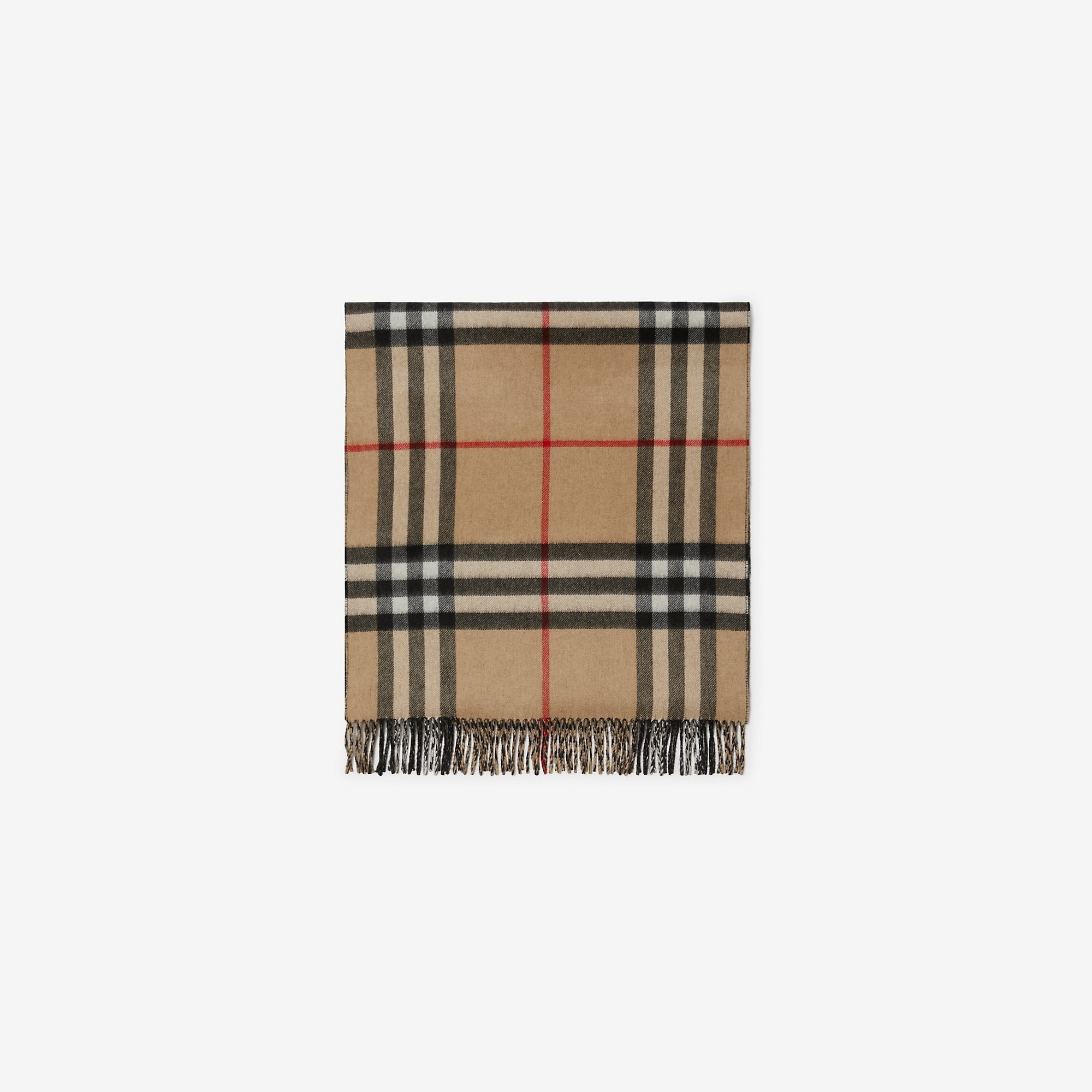 Reversible Check Cashmere Scarf - 4