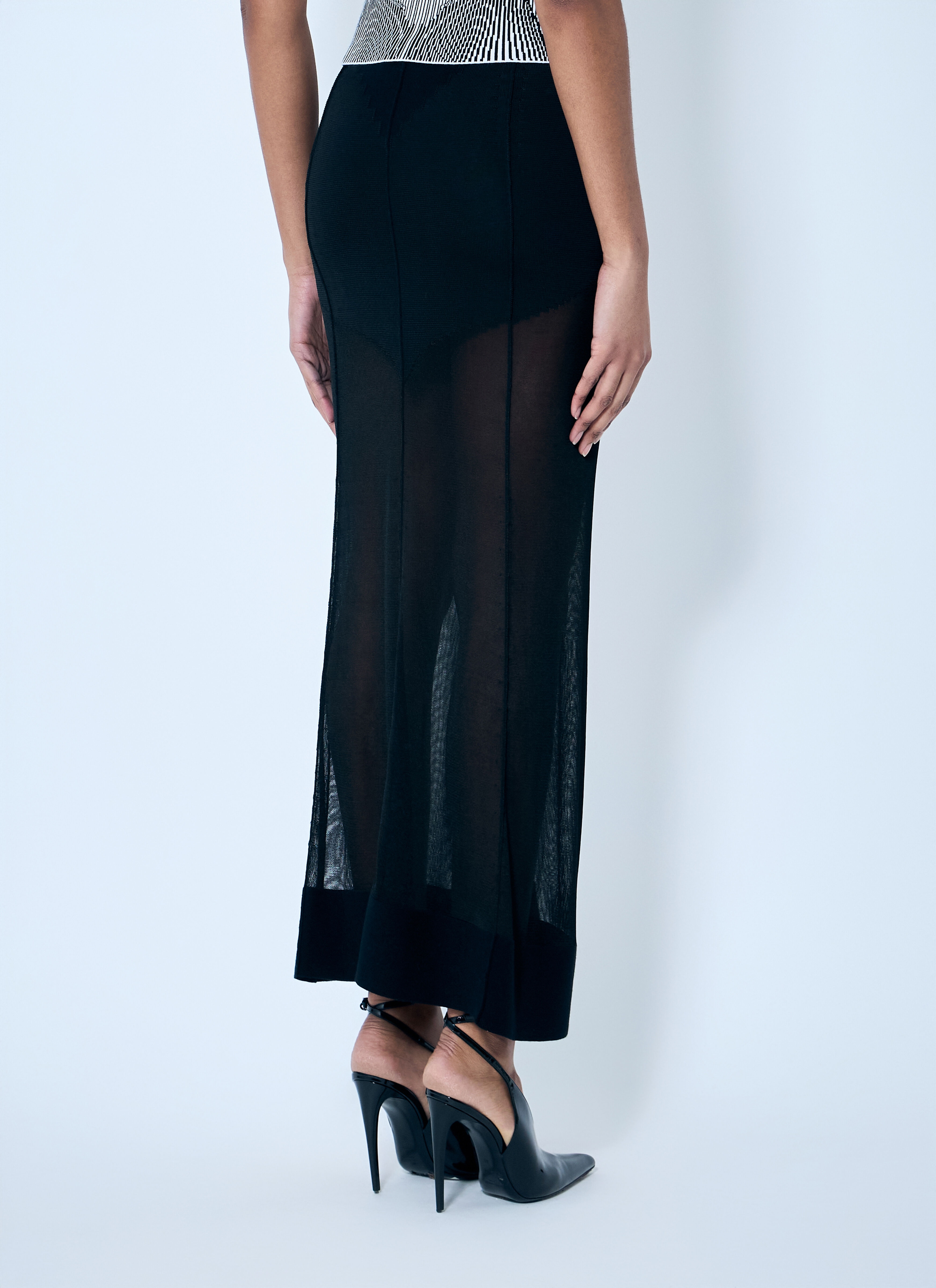 Knit Maxi Skirt - 4