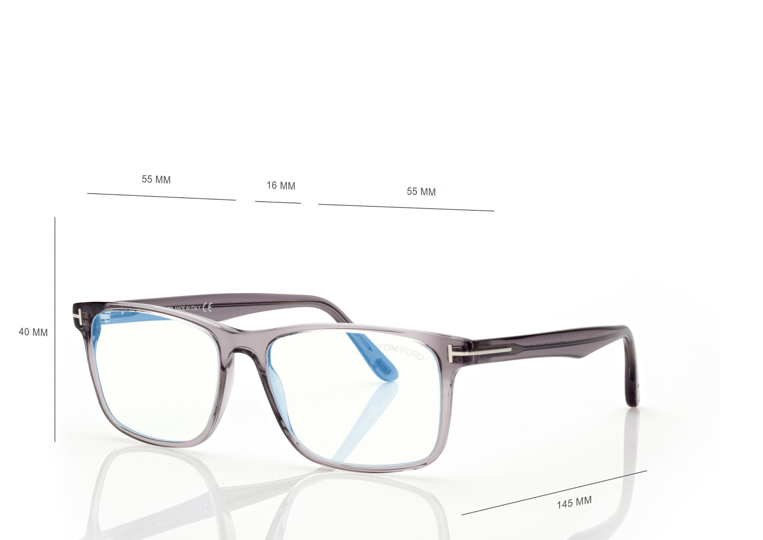 BLUE BLOCK SQUARE OPTICALS - 4