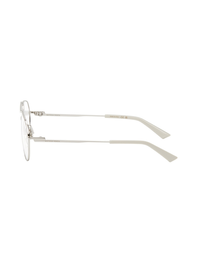 Silver Aviator Glasses 3
