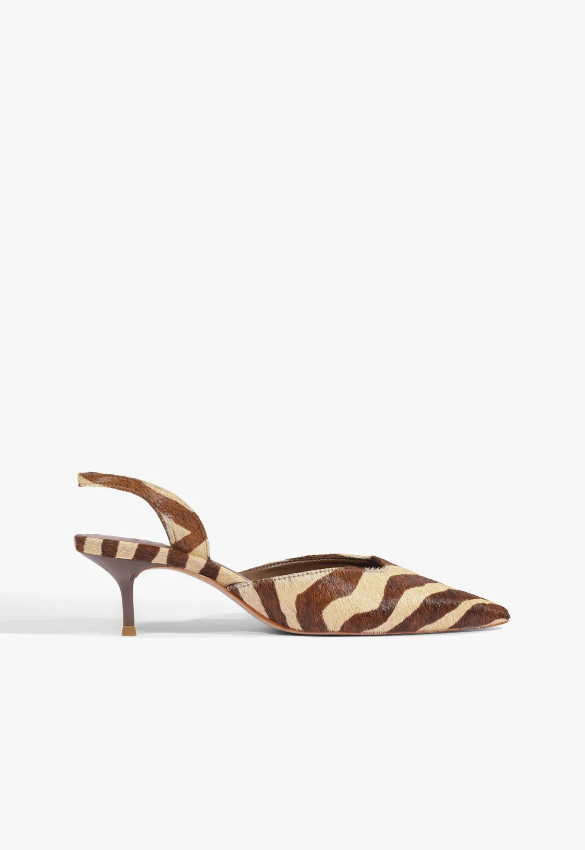 Paola Mid Leather Pump - 1