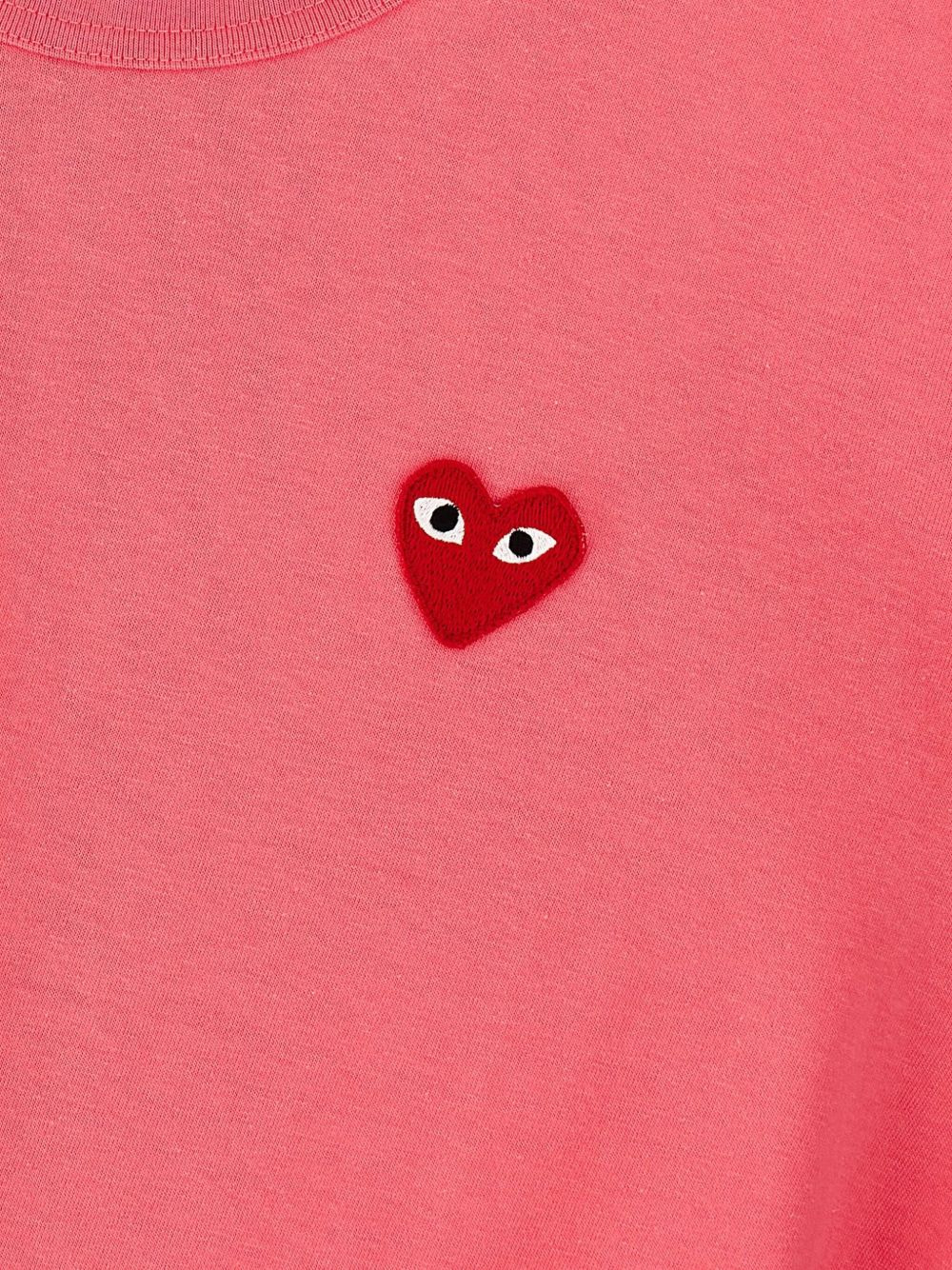 heart-patch t-shirt - 2
