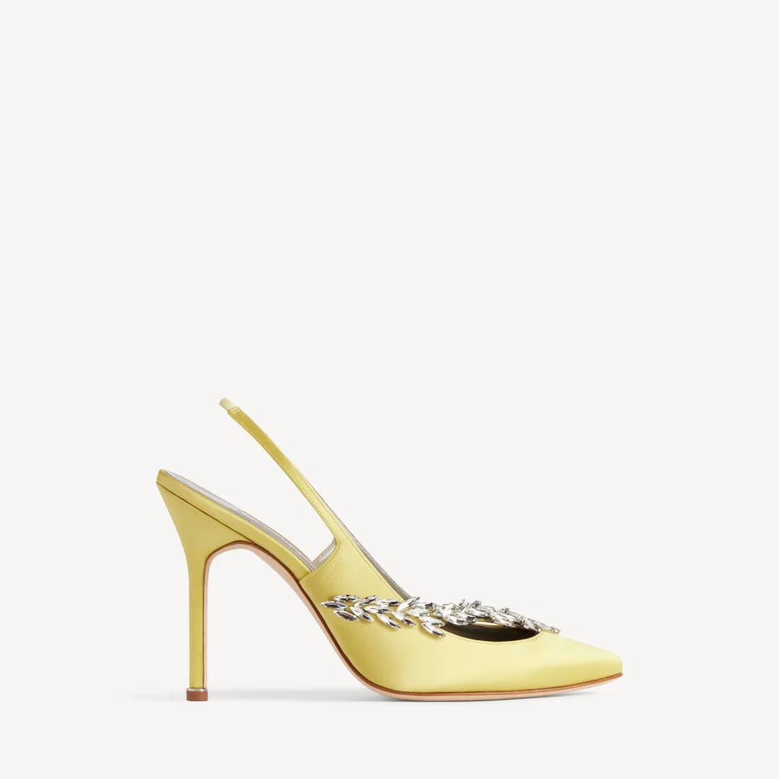 Women's Balenciaga | Manolo Blahnik Slingback in Lime - 1