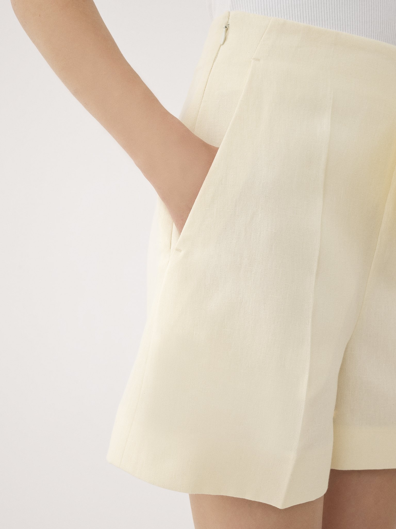BOW-DETAIL SHORTS - 7