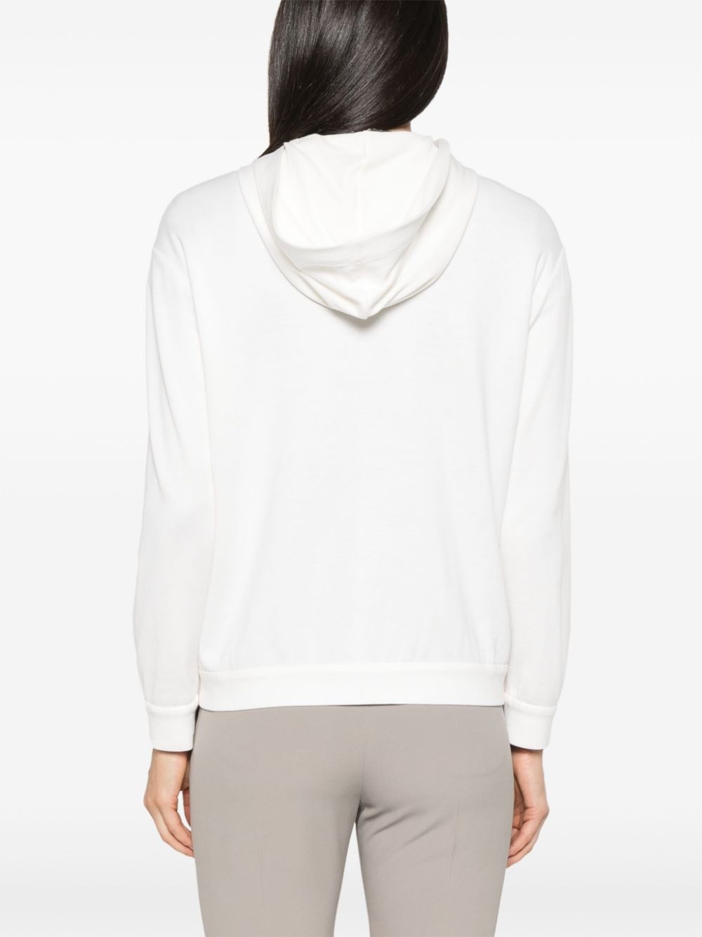 Monili-chain hoodie - 4