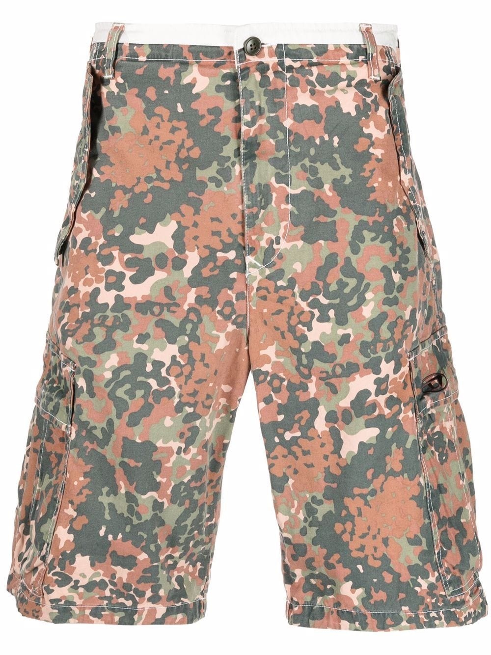 camouflage-print cargo shorts - 1