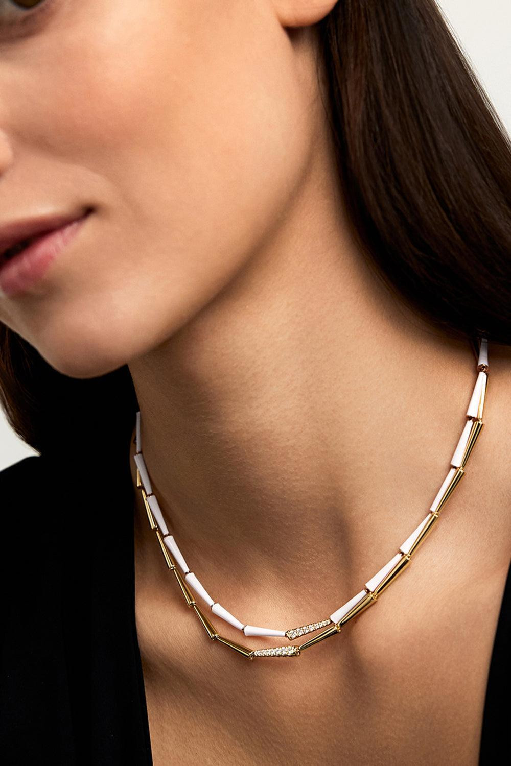 Lola Linked Diamond Necklace - 2