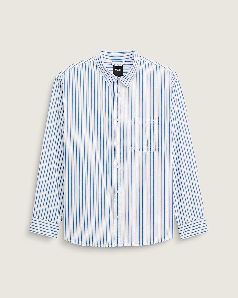 Premium Dobby Stripe Long Sleeve Shirt 1