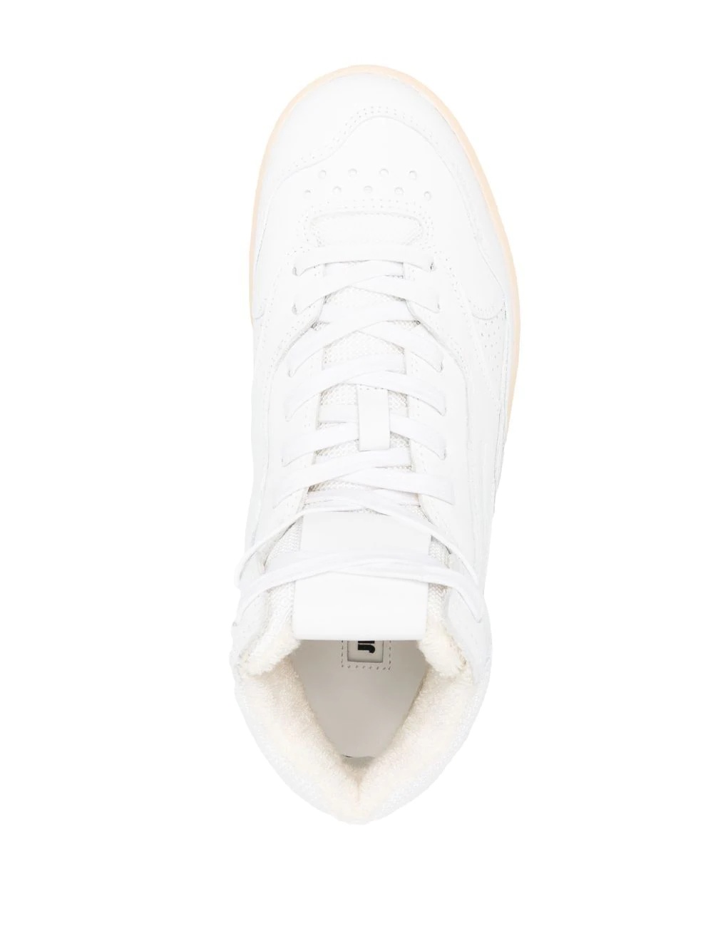 Basket mid leather sneakers - 4