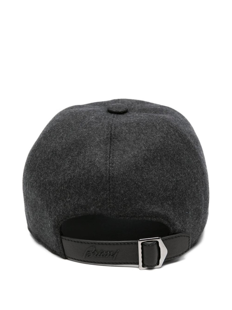 Brioni cashmere-blend cap outlook