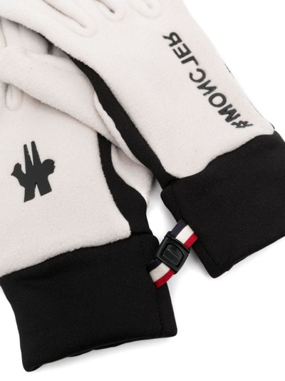Moncler logo-print gloves outlook