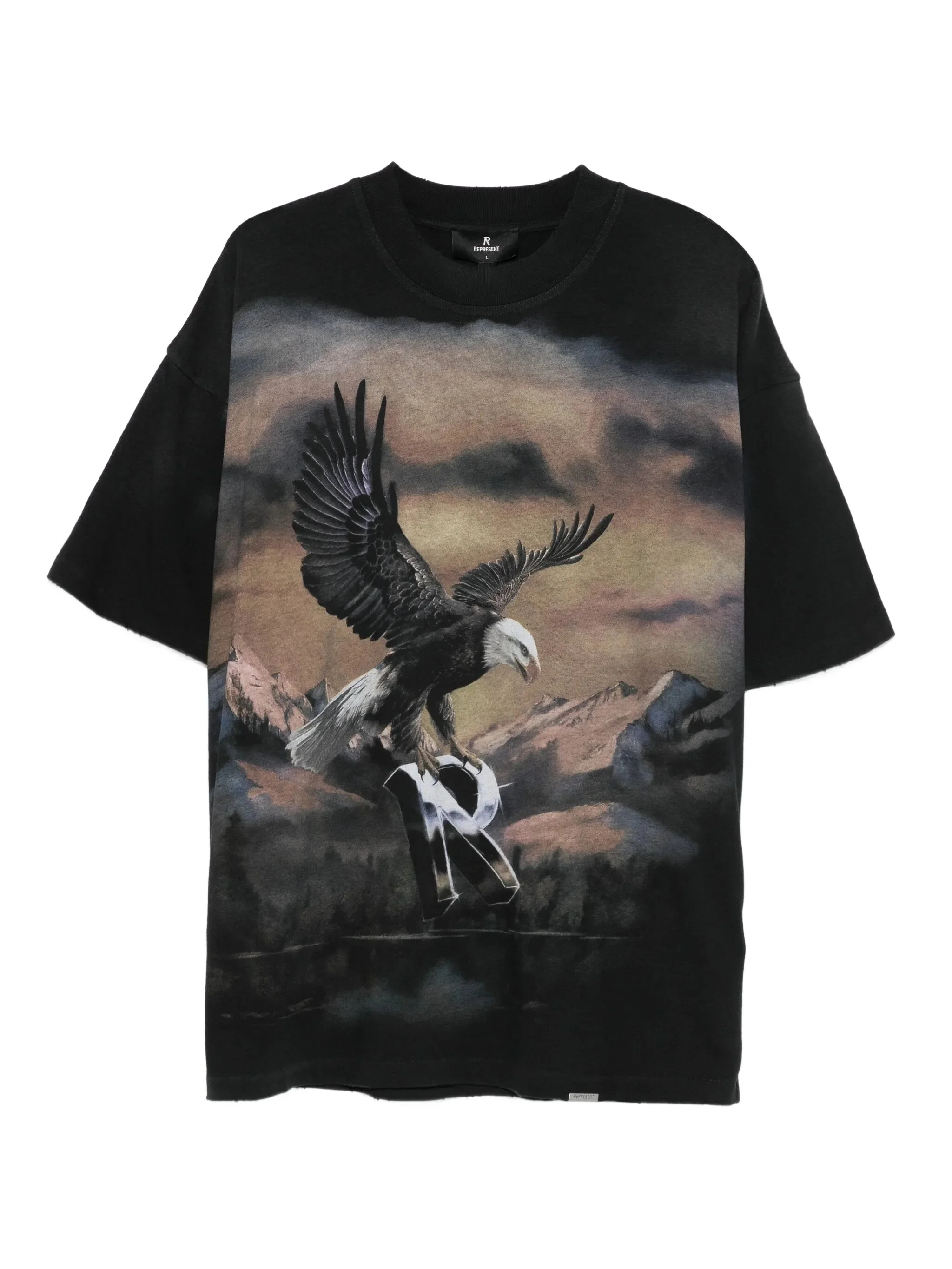 eagle graphic T-shirt - 1