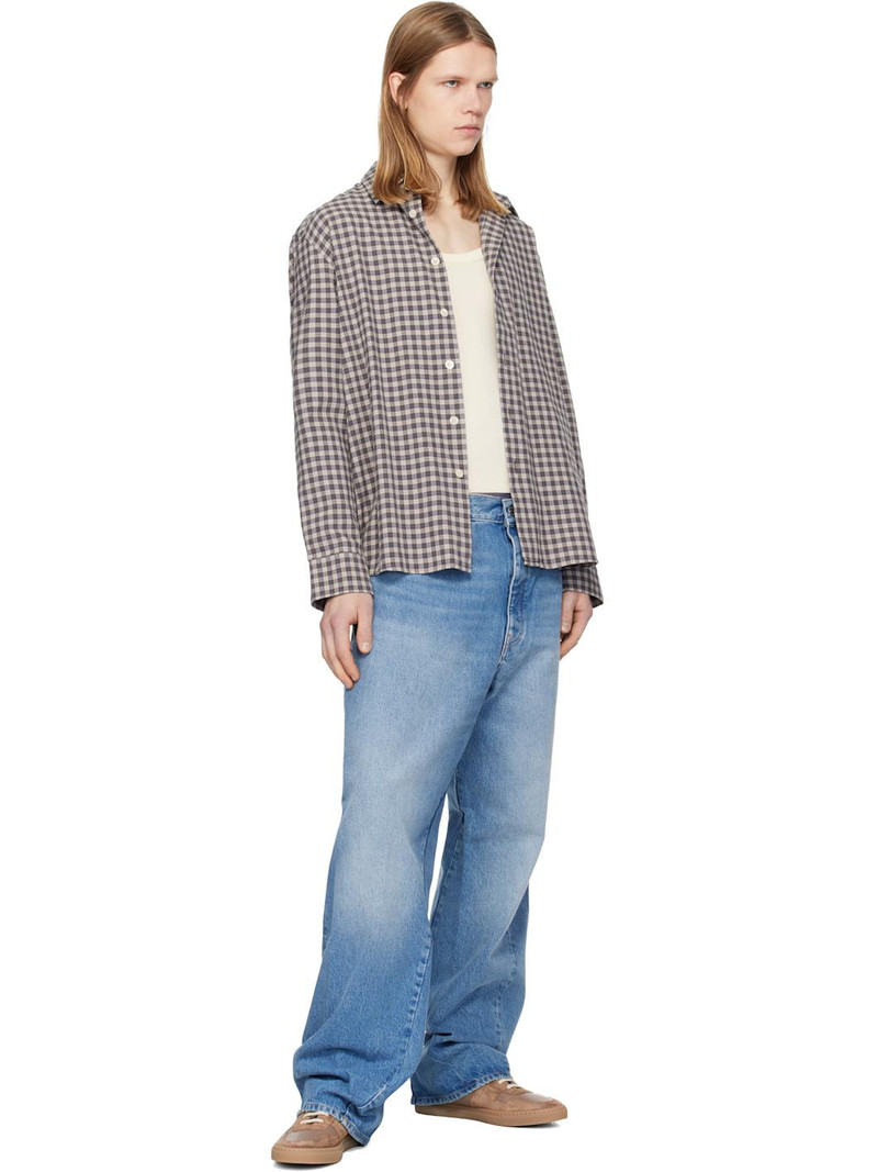 SUNFLOWER Blue Wide Twist Jeans outlook