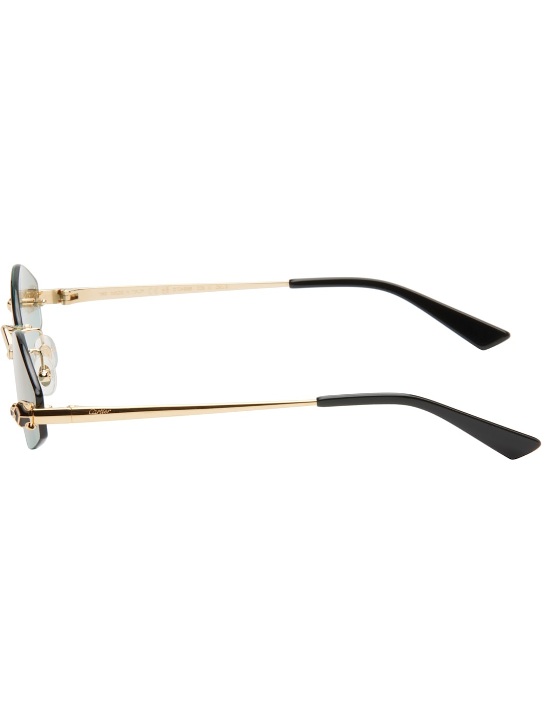 Gold 'Panthère de Cartier' Sunglasses - 4