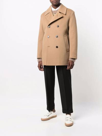 Mackintosh Dalton double-breasted peacoat outlook