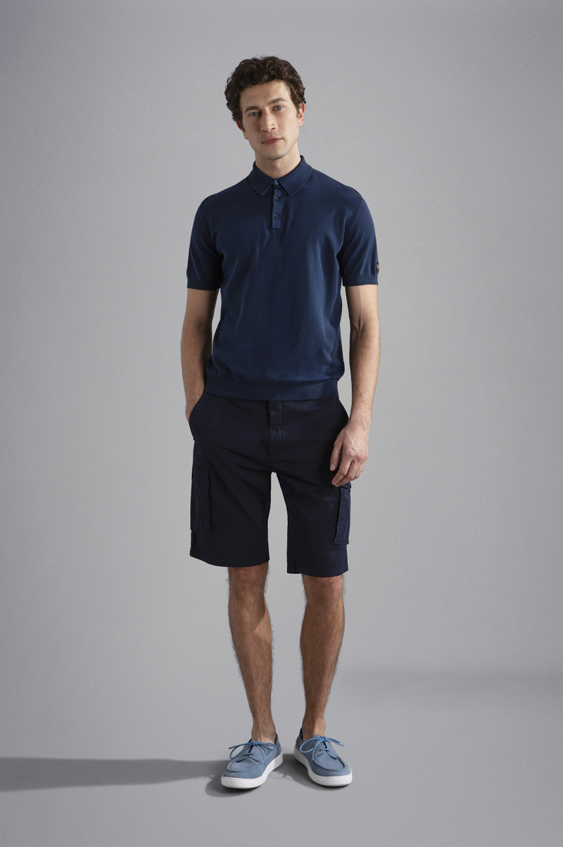 Paul & Shark GARMENT-DYED COTTON POLO SHIRT outlook