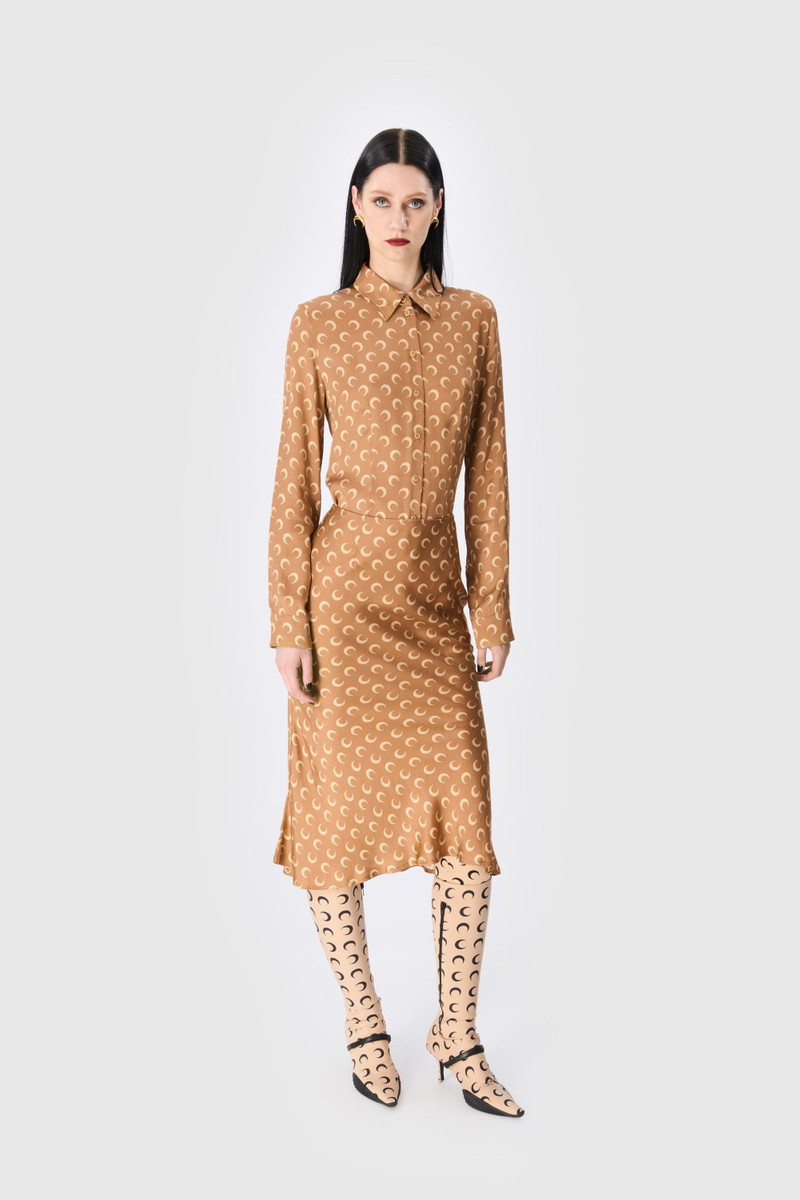 Marine Serre Moon Printed Flou Shirt Blouse outlook