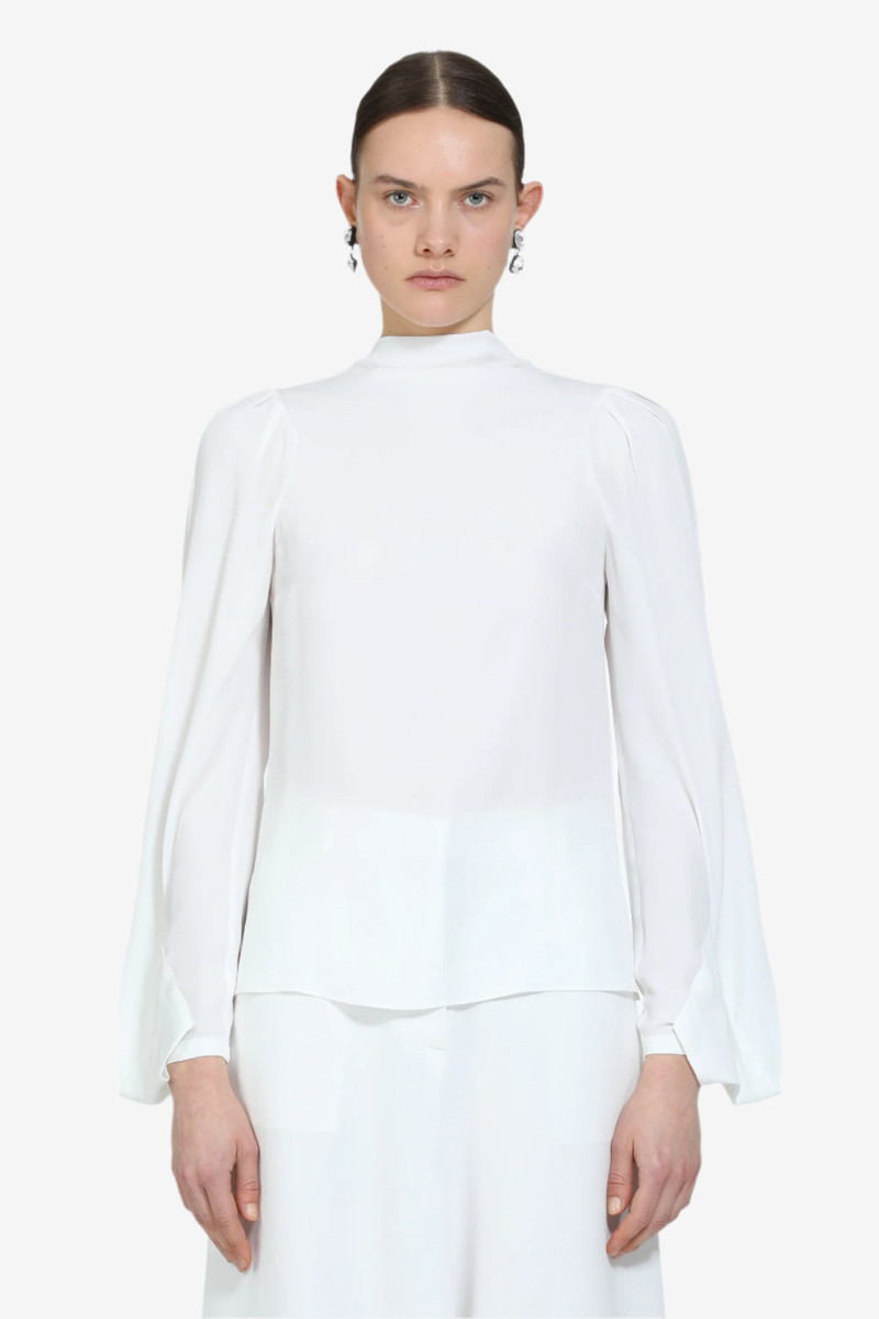 BLOUSE WITH LONG FLARED SLEEVES 1