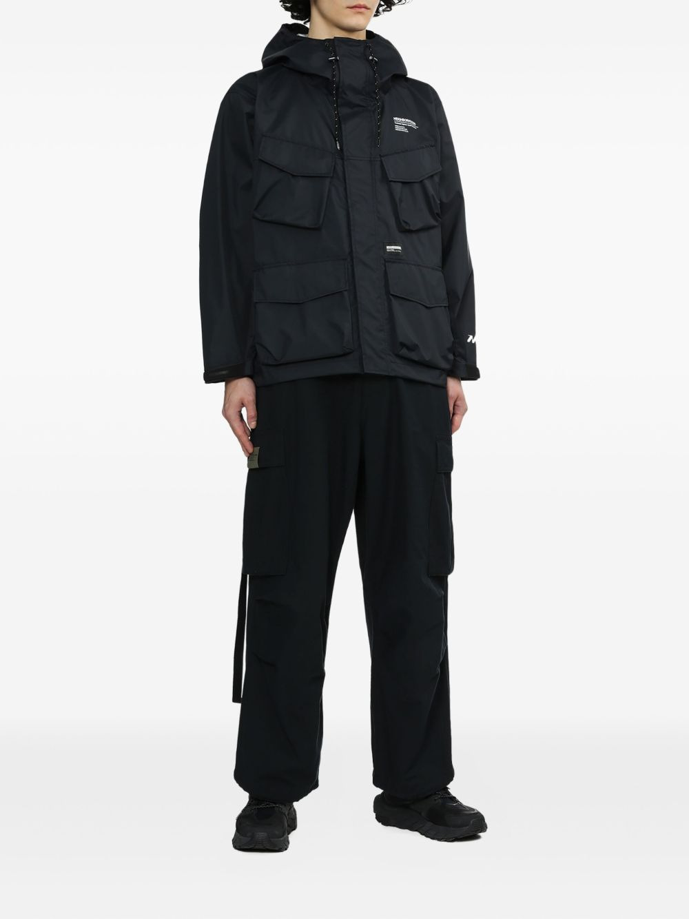 multi-pocket hooded jacket - 2
