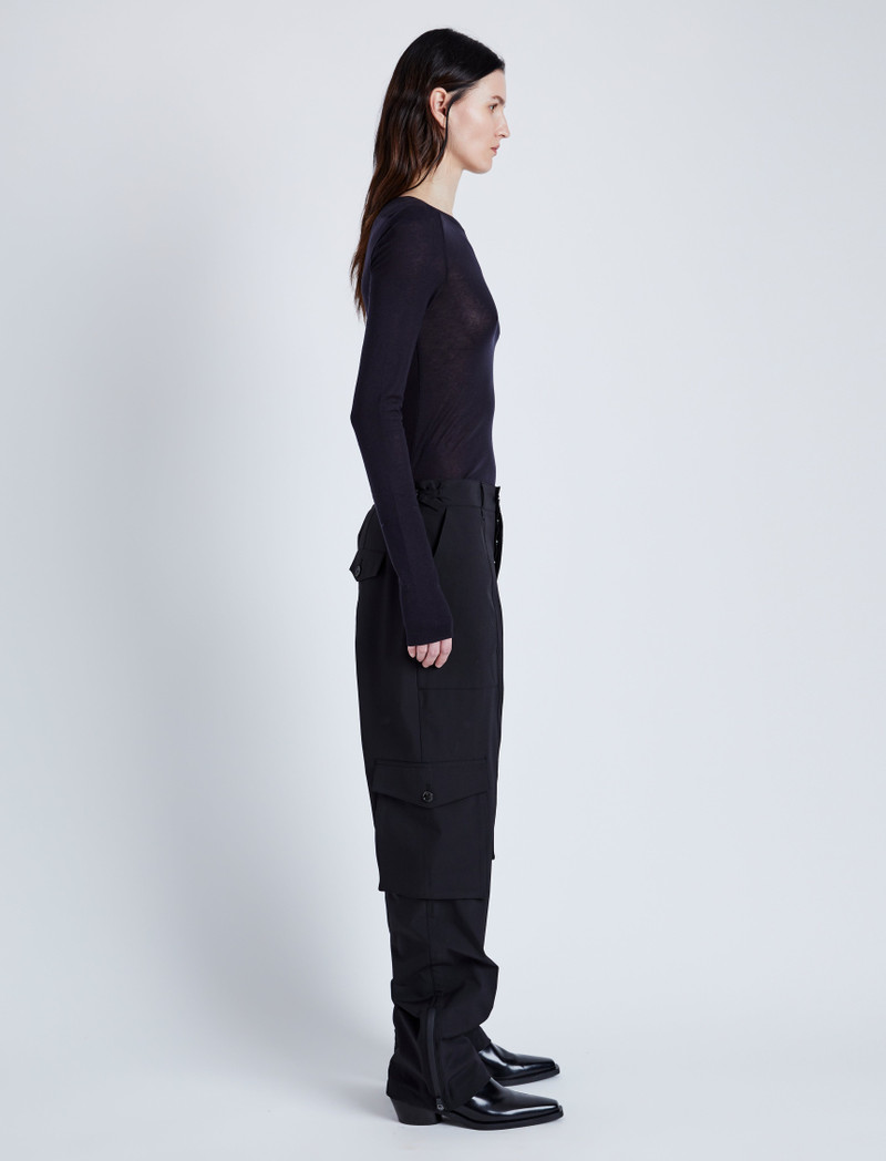 Kaiya Top in Sheer Slub Jersey 4