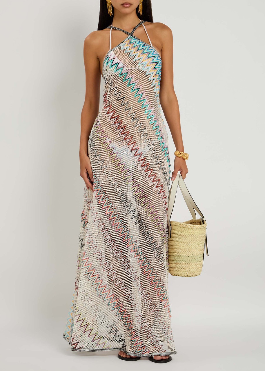 Missoni Zigzag Intarsia Open-knit Maxi Dress - 4