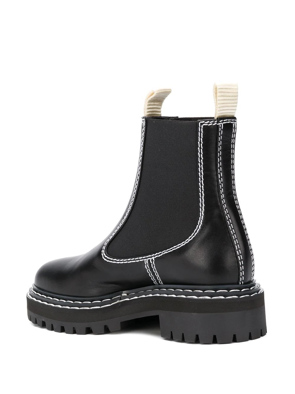 contrast-stitch Chelsea boots - 3