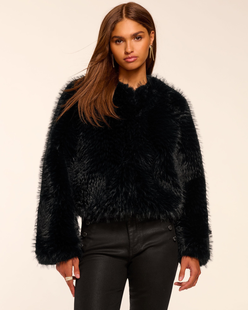 RAMY BROOK Nikki Faux Fur Jacket outlook