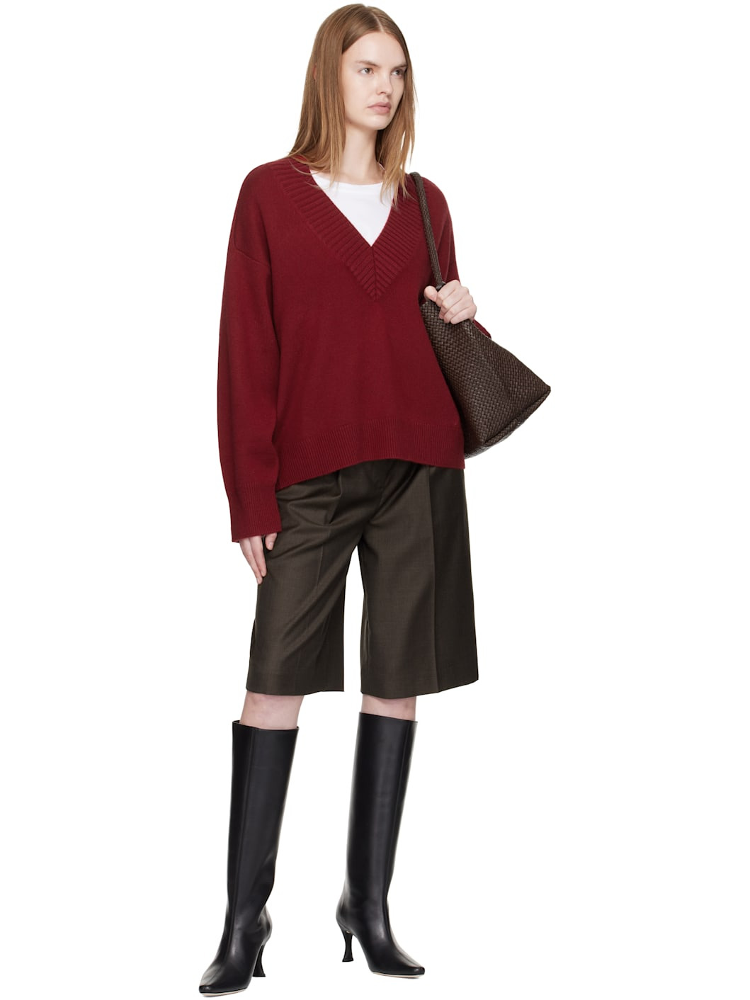 Black Stevie 42 Knee-High Tall Boots - 5