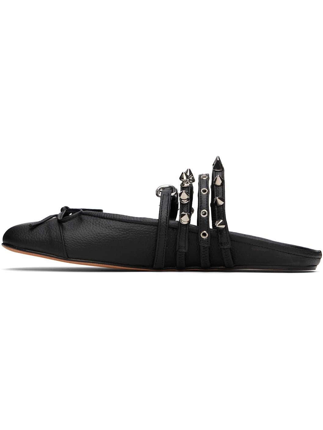 Blue Spike Ballerina Mules - 3