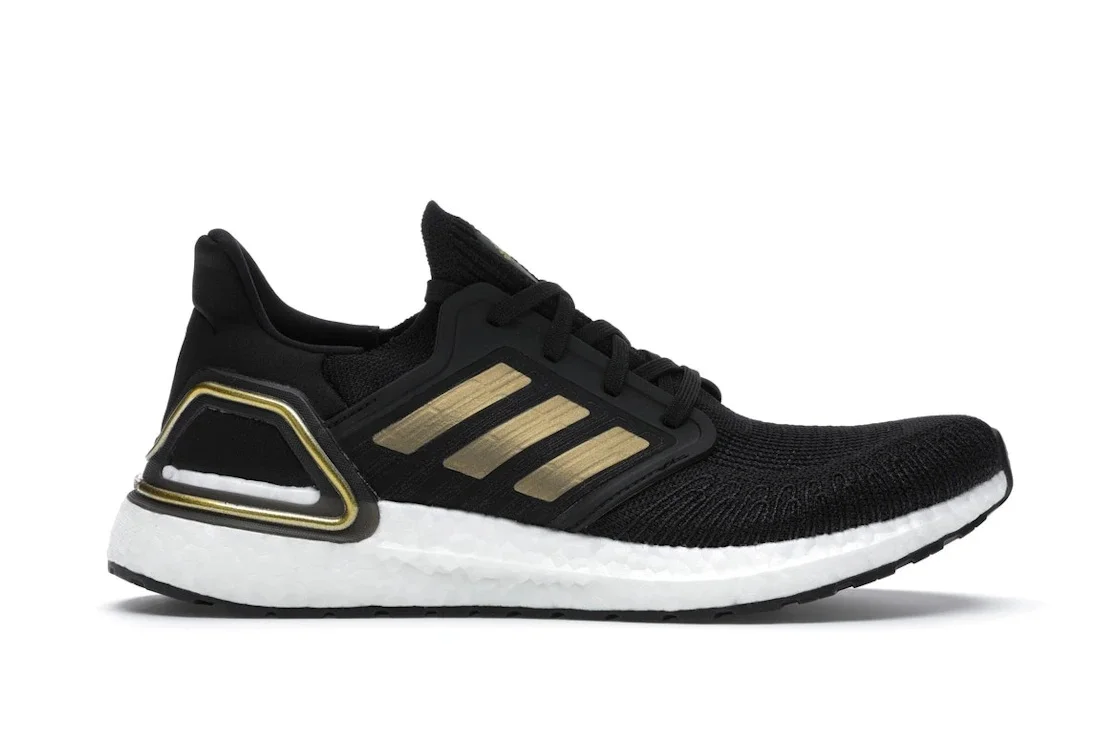 adidas Ultra Boost 20 Black Gold White - 1