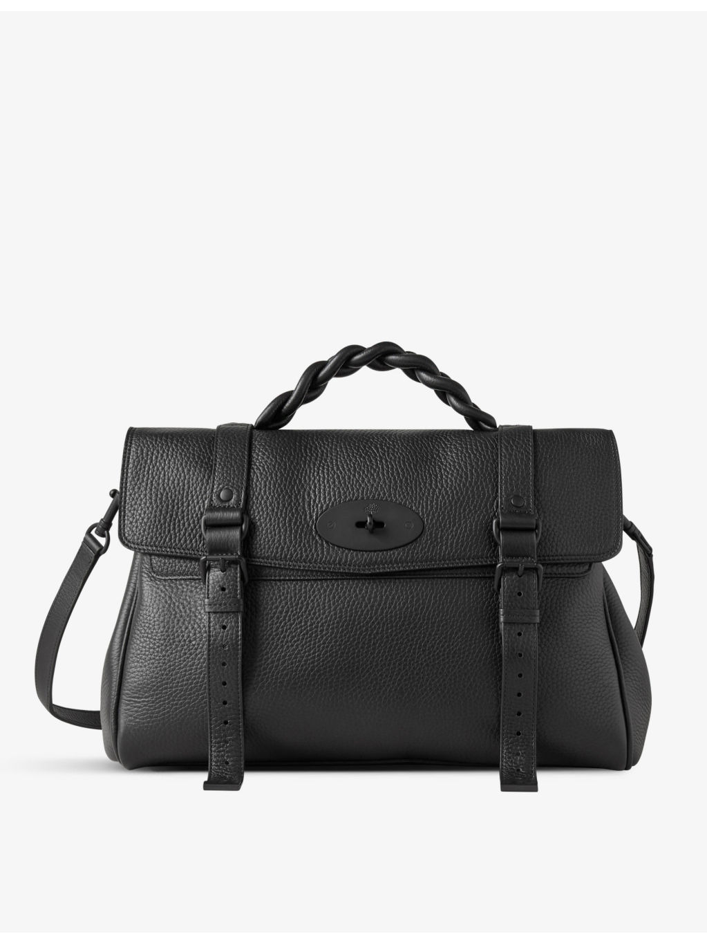 Alexa oversized leather satchel bag - 1