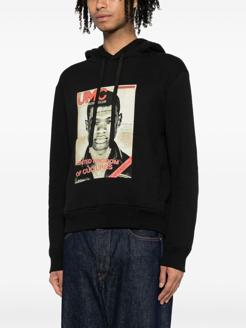 photograph-print jersey hoodie 3