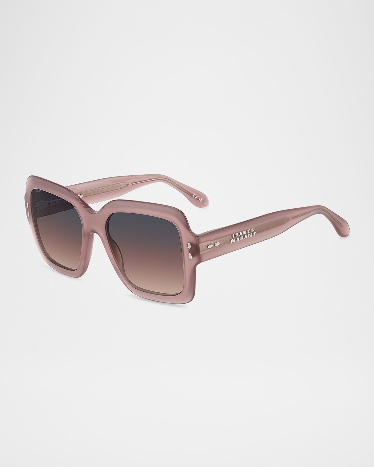 Oversized Square Acetate Sunglasses - 2