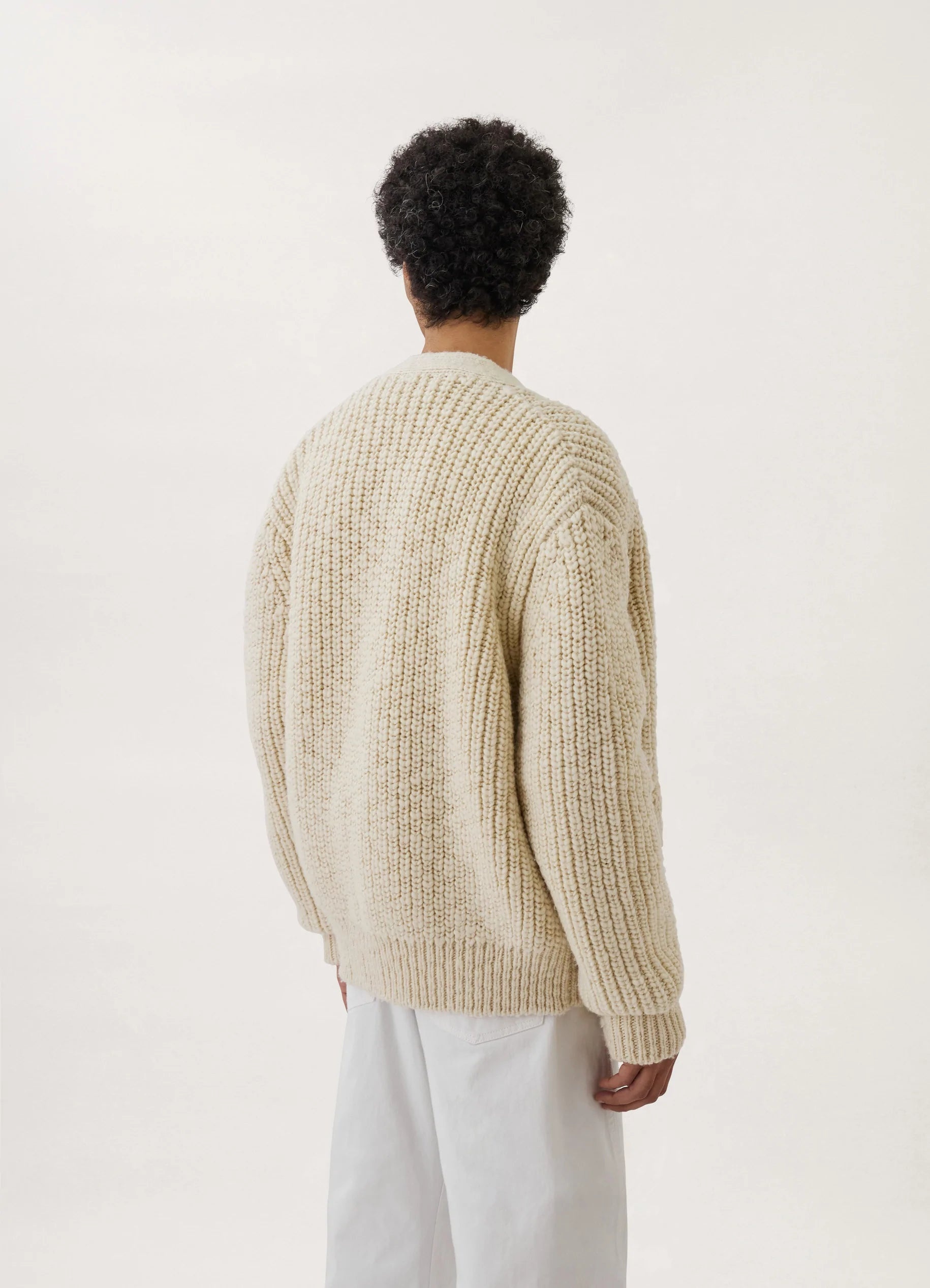 Lemaire CHUNKY CARDIGAN CHUNKY WOOL | REVERSIBLE