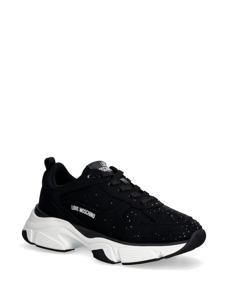 Moschino stud-embellished sneakers outlook
