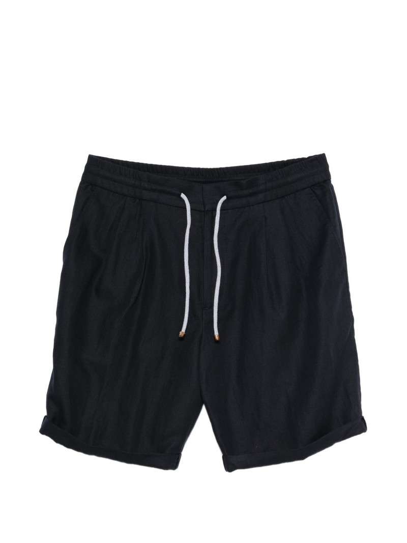 drawstring pleated shorts 1