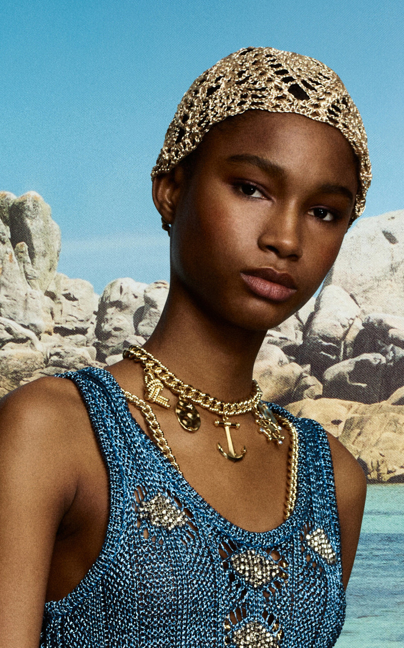 rabanne Crocheted Cap neutral outlook