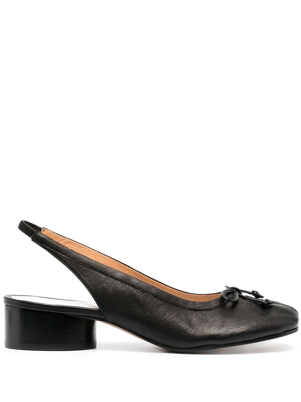 Tabi bow-detail slingback shoes - 1