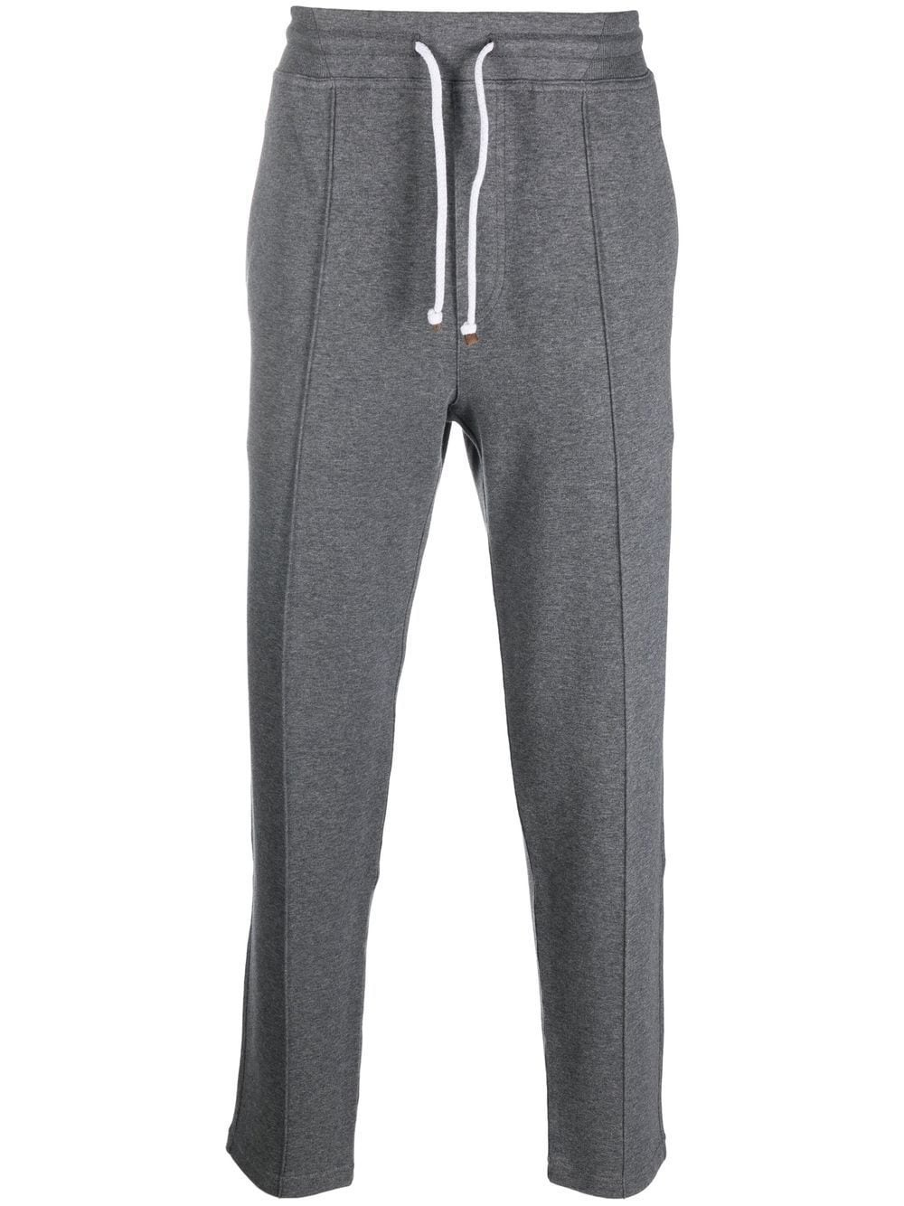 drawstring track pants - 1